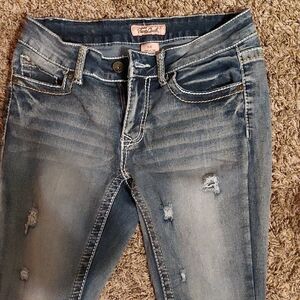 Trendy Dark Blue Boot Cut Jeans